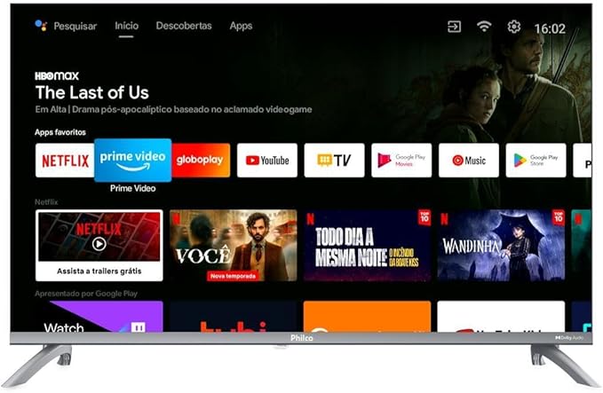Smart TV Philco 32” Led Dolby Áudio